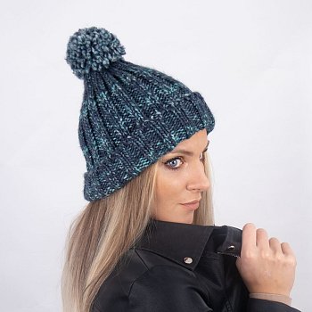 Kötött sapka bojttal 171052HC 